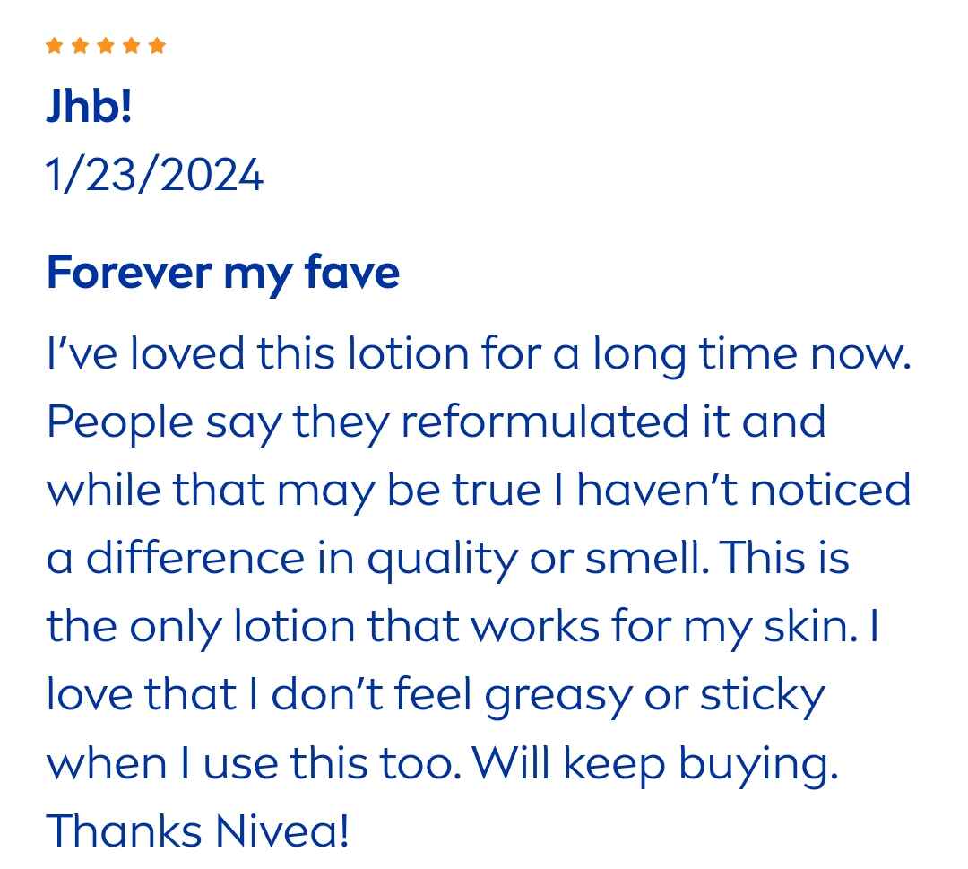 does nivea cocoa butter lighten the skin